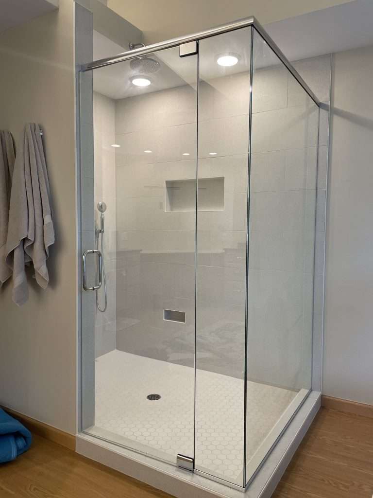 frameless shower