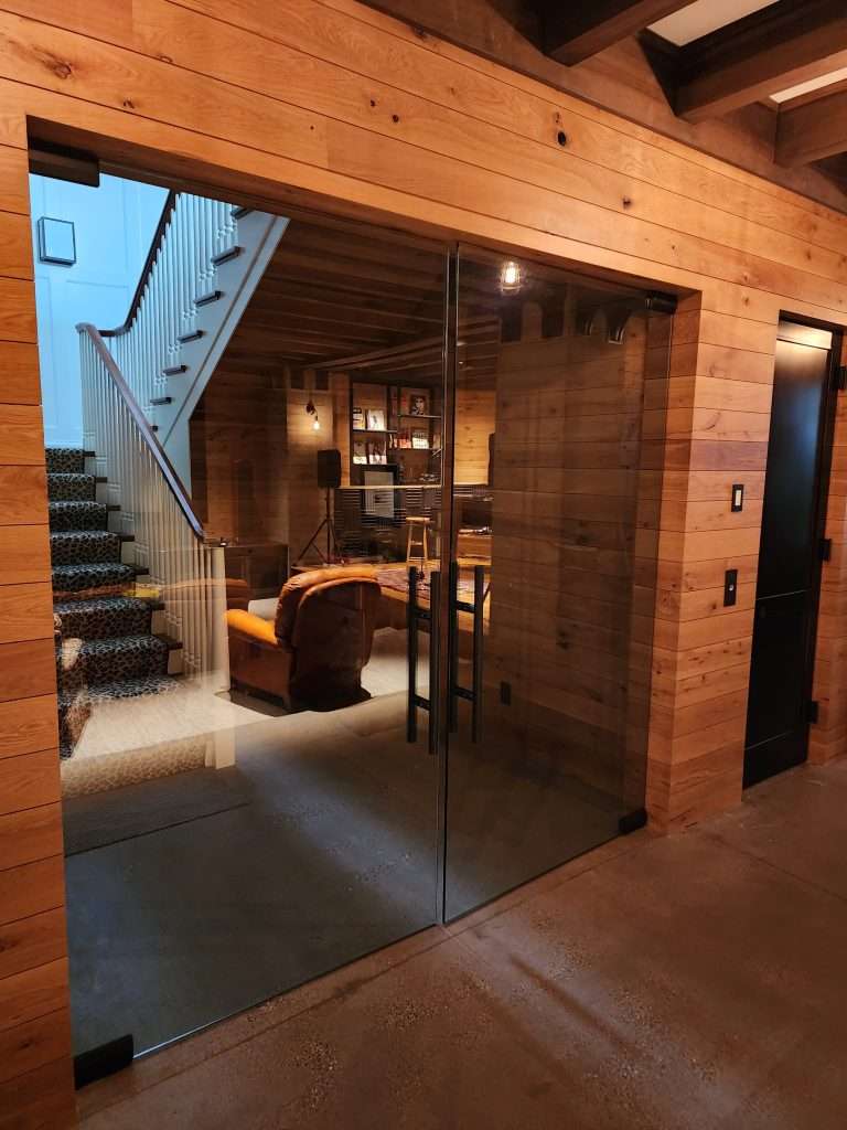 frameless shower