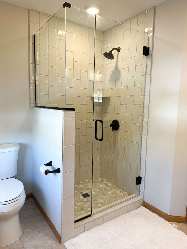 frameless shower