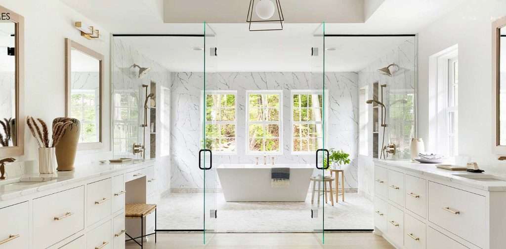 frameless shower